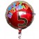 Happy Birthday Milestone 5 Folienballon, heliumgefüllt