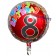 Happy Birthday Milestone 8 Folienballon, heliumgefüllt
