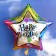 Happy Birthday, bunter Sternluftballon zum Geburtstag mit Helium