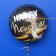 Folienballon zu Silvester, Happy New Year Champagner