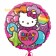 Hello Kitty Regenbogen Luftballon, Rundballon aus Folie