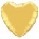 Herzluftballon Gold