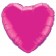 Herzluftballon Pink