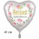 Herzluftballon Hochzeit - Herzlichen Glückwunsch, inklusive Helium