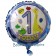 I am 1 today Luftballon aus Folie zum 1. Geburtstag, Junge ohne Helium