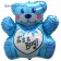Teddybär It's a Boy, Luftballon, ungefüllt