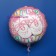 Folienballon It's a Girl Babyschühchen ohne Helium-Ballongas