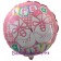 Luftballon ohne Helium zu Geburt und Taufe eines Mädchens: It's a Girl, Babyschühchen