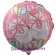 Luftballon ohne Helium zu Geburt und Taufe eines Mädchens: It's a Girl, Babyschühchen