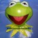 Kermit der Frosch Luftballon aus Folie ohne Ballongas