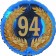 Lorbeerkranz 94, Luftballon aus Folie zum 94. Geburtstag, ohne Ballongas