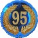 Lorbeerkranz 95, Luftballon aus Folie zum 95. Geburtstag, ohne Ballongas