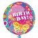 Happy Birthday Schmetterling Orbz Luftballon aus Folie ohne Ballongas