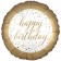 Geburtstags-Luftballon Pastel Confetti Happy Birthday, ohne Helium-Ballongas
