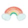 Regenbogen, Folienballon mit Ballongas-Helium 