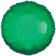 Rundluftballon Grün, 45 cm mit Ballongas Helium