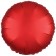 Runder Luftballon aus Folie, Sangria Rot, Satin Luxe, 18"