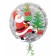 Weihnachtsmann und Schneemann, Vorderseite,Folienballon, heliumgefüllt