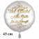 Viel Glück! Alles Gute für die Zukunft Luftballon aus Folie ohne Ballongas Helium, 43 cm