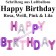 Happy Birthday, rosa, lila, pink, Schriftzug, Folienballons zur Luftbefüllung