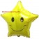Emoji Sternluftballon, heliumgefüllt