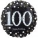 Luftballon aus Folie mit Helium, Sparkling Birthday 100, zum 100. Geburtstag