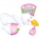Luftballon zu Geburt und Taufe eines Mädchens, Klapperstorch, rosa, heliumgefüllt