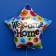 Luftballon Willkommen Zuhause, heliumgefüllt