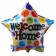 Welcome Home, Luftballon aus Folie ohne Helium-Ballongas
