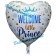 Luftballon Welcome little Prince, holografisch, heliumgefüllt
