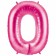 Folienballon Zahl 0, 100 cm, rosa