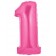 Folienballon Zahl 1 Pink