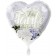 Zur Taufe alles Liebe, großer Folienballon, heliumgefüllt
