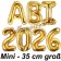 Abi 2026, Luftballons, 35 cm, Gold zur Abiturfeier