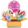 Happy Birthday Prinzessin , 3 Stück Luftballons aus Folie zum Geburtstag, inklusive Helium