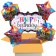 5 Stück Luftballons zum Geburtstag, Happy Birthday Rainbow