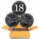 3 Luftballons aus Folie zum 18. Geburtstag, Sparkling Celebration