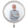 Fotoballon, Beispiel mit Opa-Foto in Rundform