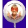 Fotoballon, Luftballon mit eigenem Foto und eigenem Text. Beispiel: Zum 70. Geburtstag - Alles Gute
