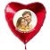 Großer Fotoballon mit Brautpaar, personalisiert, mit Namen und Foto der Brautleute