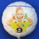 Fotoballon, weißer Luftballon aus Folie mit dem Foto Ihres Kindes zum Kindergeburtstag, Kinder-Foto auf dem Ballon, inklusive Helium