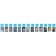 Glitzerndes Fotobanner zum 1. Geburtstag, blau