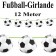 Fußball-Girlande