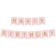 Partybanner Happy Birthday in Rosé und Gold