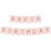 Partybanner Happy Birthday in Rosé und Gold