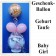 Geschenkballon zu Geburt und Taufe, Girl, Mädchen