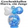 Geschenkballon zu Geburt und Taufe, Hurra, ein Junge