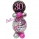 Geschenkballon Pink Celebration 30 zum 30. Geburtstag