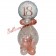 Geschenkballon Sparkling Fizz Rosegold 18 zum 18. Geburtstag