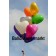 Große 40-45er Herzluftballons mit Ballongas Helium in einer Ballontraube